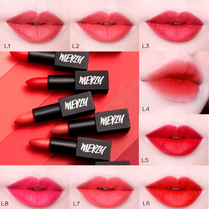 Bảng màu son Merzy Another Me The First Lipstick