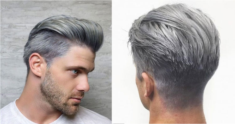 Màu bạc - Màu tóc đẹp dành cho nam da ngăm