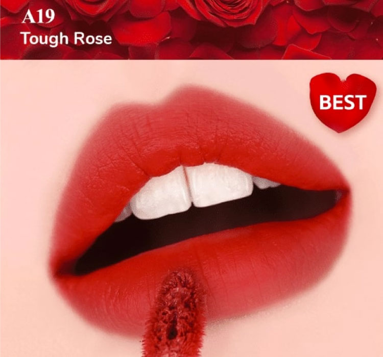 Son Black Rouge A19 Tough Rose – Đỏ Hồng Đất