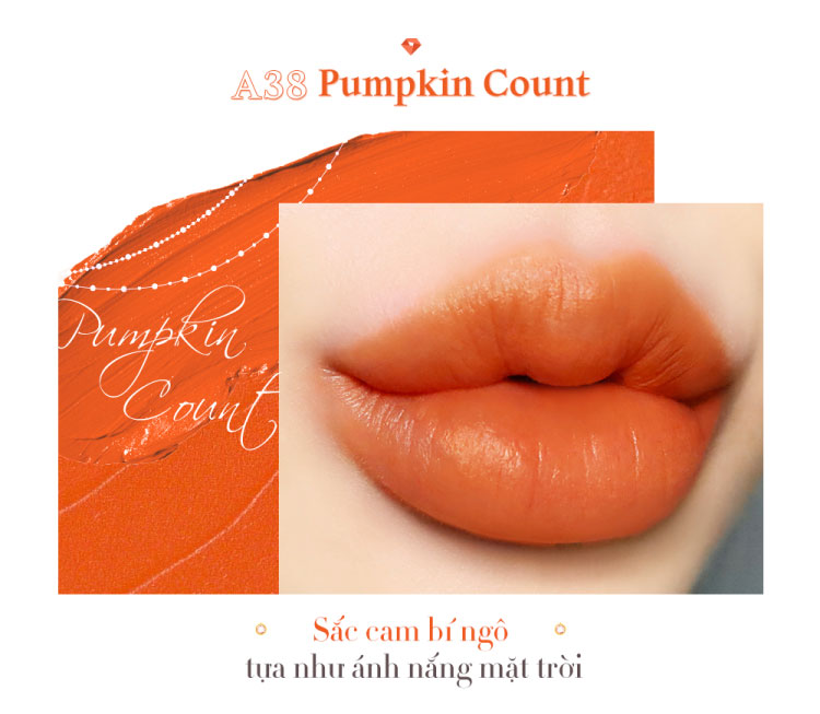 Black Rouge Ver 8 A38 Pumpkin Count – Sắc cam bí ngô