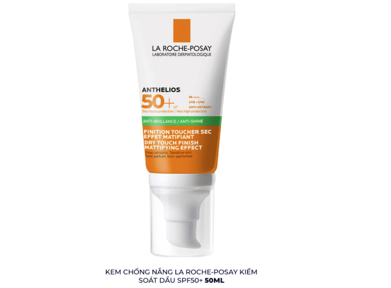 La Roche-Posay Anthelios Anti-Shine Gel-Cream Dry Touch Finish Mattifying Effect SPF50+