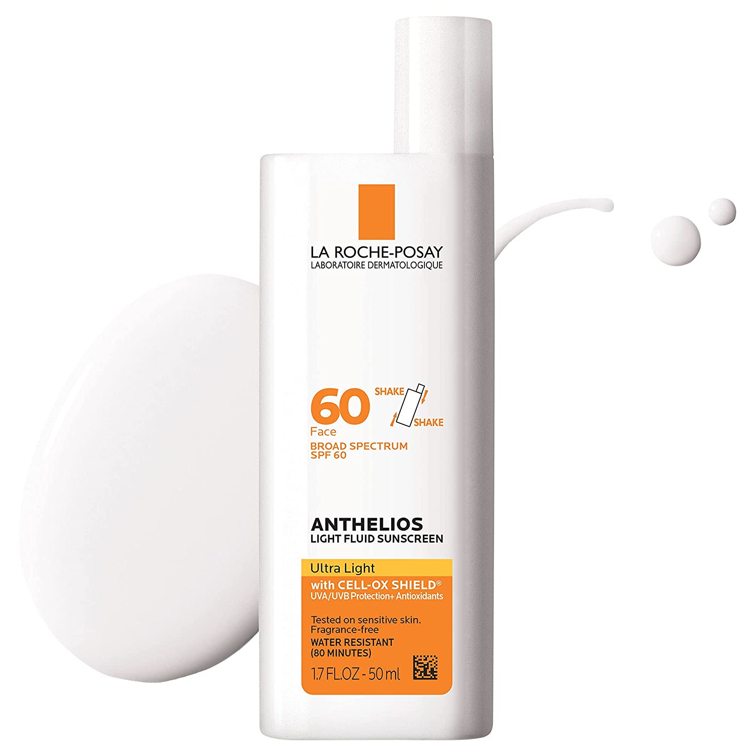 Kem chống nắng dạng sữa La Roche-Posay Anthelios Ultra-Light Fluid Facial Sunscreen SPF60