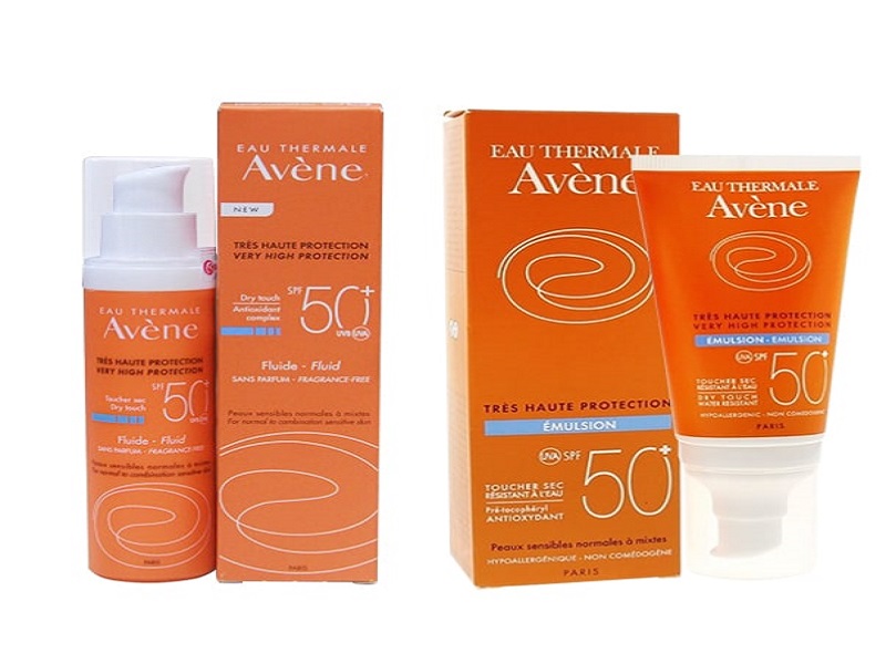 Avene Dry Touch Fluid SPF 50+ bảo vệ làn da vượt trội