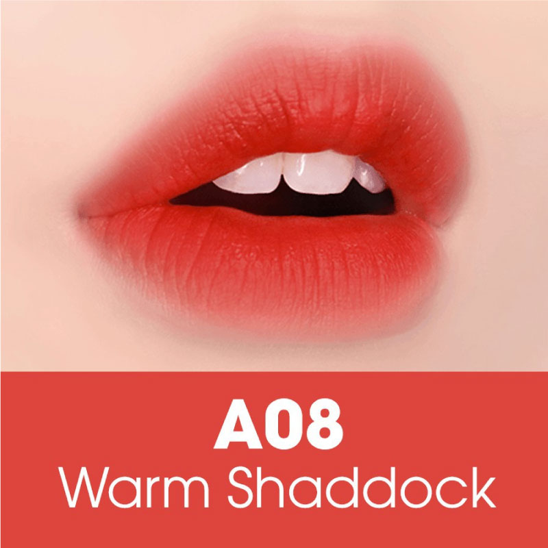 Son Black Rouge màu đỏ cam A08 – Warm Shaddock
